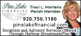 Pine Lake Financial Sponsorship Banner